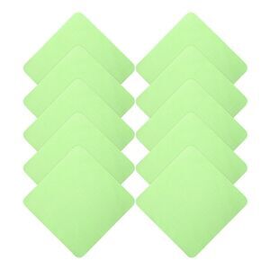 Reusable Glasses Cleaning Cloth for Glasses Light Green 10 Pcs